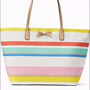 Kate Spade Eden Street Tote Bag - Dune Stripe